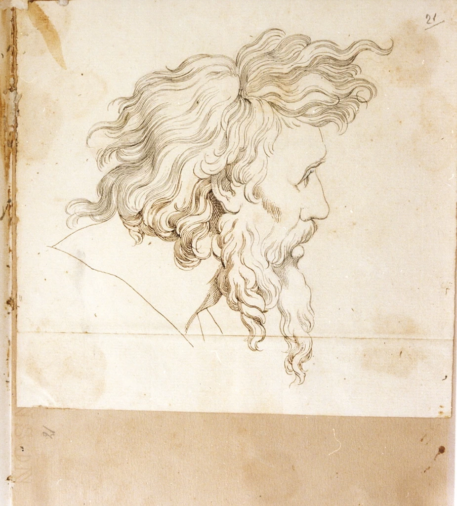 Studio di testa d'uomo - Museo Nazionale di san Martino, Napoli